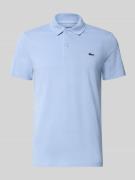 Lacoste Regular Fit Poloshirt aus Baumwoll-Mix in Rauchblau, Größe L