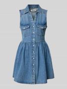 Only Tailliert Jeanskleid aus reiner Baumwolle Modell 'CYRUS' in Jeans...