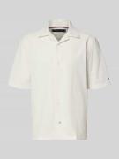 Tommy Hilfiger Relaxed Fit Freizeithemd aus Seersucker-Material in Off...