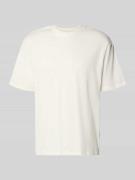 Blend Oversized T-Shirt Modell 'FISHER' in Offwhite, Größe 3XL