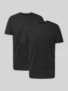 OLYMP Level Five T-Shirt mit geripptem Rundhalsausschnitt im 2er-Pack ...