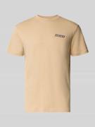Tommy Jeans Regular Fit T-Shirt aus reiner Baumwolle in Beige, Größe L