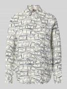 Tommy Hilfiger Relaxed Fit Langarmbluse aus reinem Leinen in Ecru, Grö...