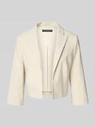 Betty Barclay Cropped Blazer mit 3/4-Arm in Sand, Größe 38