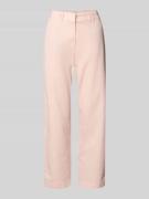 Jake*s Casual Chino mit Paspeltaschen am Gesäß in Hellrosa, Größe 34