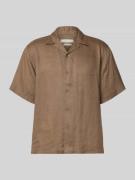 SELECTED HOMME Relaxed Fit Leinenhemd mit Resortkragen Modell 'KYLIAN'...