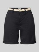 s.Oliver RED LABEL Regular Fit Bermudas aus Baumwoll-Mix in Black, Grö...