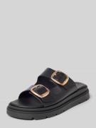 Tamaris Wedges aus echtem Leder in Black, Größe 36