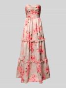 Adrianna Papell Maxikleid im Off-Shoulder-Look mit Rüschen in Koralle,...