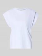 Bash T-Shirt mit Drapierungen Modell 'PIO' in Weiss, Größe M