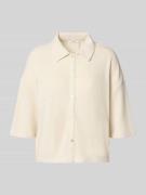 OPUS Strickshirt aus Viskose-Mix mit Polokragen Modell 'Sitrica' in Be...