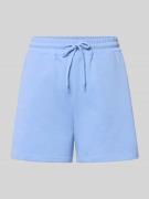 Pieces Regular Fit Sweatshorts aus Baumwoll-Mix Modell 'CHILLI' in Hel...