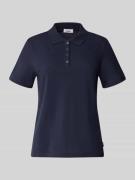 s.Oliver RED LABEL Regular Fit Poloshirt aus Baumwoll-Mix in Marine, G...