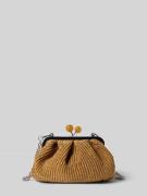 Weekend Max Mara Clutch aus Baumwoll-Mix Modell 'PALMAS' in Camel, Grö...