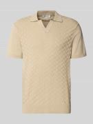 Casual Friday Regular Fit Poloshirt mit Strukturmuster Modell 'DYRVIK'...