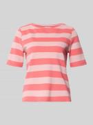 More & More T-Shirt mit Rundhalsausschnitt und 1/2-Arm in Pink, Größe ...