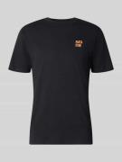Blend T-Shirt mit Stitching Modell 'KAAN' in Black, Größe 3XL