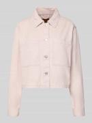 Only Boxy Fit Jeansjacke aus reiner Baumwolle Modell 'NAOMI' in Hellro...