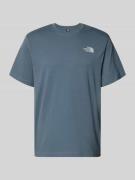 The North Face Relaxed Fit T-Shirt mit Logo-Print in Rauchblau, Größe ...