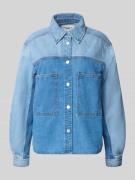 Marc O'Polo Denim Relaxed Fit Jeansbluse aus Baumwoll-Ananas-Mix in Je...