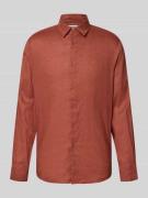 Drykorn Slim Fit Freizeithemd aus Leinen-Baumwoll-Mix Modell 'RAMIS' i...