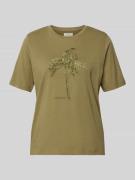 Fynch-Hatton T-Shirt mit Motiv und Rundhalsausschnitt Modell 'PALMS' i...