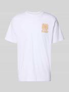 BOARDIES T-Shirt mit Label-Print und Rundhalsausschnitt in Weiss, Größ...