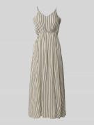ICHI Midikleid aus reiner Viskose Modell 'Marrakech' in Offwhite, Größ...