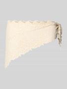 Pieces Häkel Pareo aus reiner Baumwolle Modell 'KASMIN' in Beige, Größ...