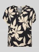 s.Oliver RED LABEL Relaxed Fit T-Shirt aus Viskose-Mix in Black, Größe...