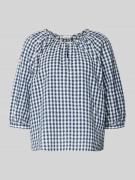 s.Oliver RED LABEL Loose Fit 3/4-Arm-Bluse aus reiner Baumwolle in Mar...