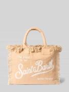 MC2 Saint Barth Shopper mit Label-Print und Fransen Modell 'VANITY' in...