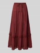 Vero Moda Schmaler Maxi-Rock aus reiner Baumwolle Modell 'SANDY' in Ro...
