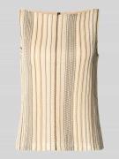 Vero Moda Regular Fit Tank Top mit Allover-Muster Modell 'DEMI' in Off...