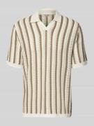 Only & Sons Regular Fit Poloshirt aus Baumwoll-Mix Modell 'THUE' in Of...