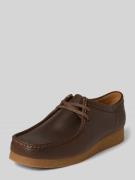 Clarks Wallabees aus echtem Leder Modell 'Evo' in Mittelbraun, Größe 4...
