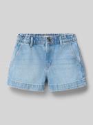 Only Wide Leg Jeansshorts aus reiner Baumwolle Modell 'COMET' in Hellb...