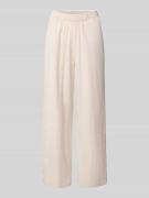 JJXX Wide Fit Stoffhose mit elastischem Bund Modell 'Poppy' in Sand Me...