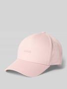 HUGO Basecap mit Logo Detail aus reiner Baumwolle in Hellrosa, Größe 1