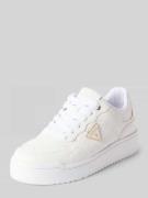 Guess Sneaker mit Label-Patch und -Prägung Modell 'MIRAM6' in Weiss, G...