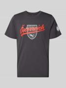PUMA PERFORMANCE T-Shirt mit Print und Rundhalsausschnitt in Dunkelgra...