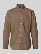 camel active Regular Fit Freizeithemd mit Button-Down-Kragen in Hellbr...