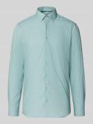 ETERNA Slim Fit Business Hemd aus Lyocell-Mix mit Kentkragen in Gruen,...