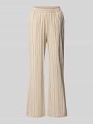 JJXX Wide Leg Pants mit elastischem Bund Modell 'ELLA' in Beige, Größe...