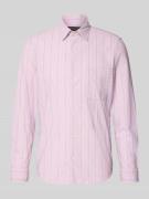 Marc O'Polo Shaped Fit Freizeithemd aus Baumwoll-Mix in Rosa, Größe L