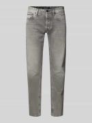 Replay Regular FitJeans im 5-Pocket-Design Modell 'Grover' in Hellgrau...
