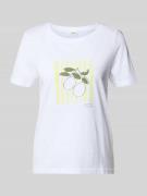 s.Oliver RED LABEL Regular Fit T-Shirt aus reiner Baumwolle in Weiss, ...