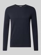 Drykorn Slim Fit Pullover in Strick-Optik Modell 'Mino' in Dunkelblau,...