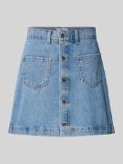Only Schmaler Jeansrock aus reiner Baumwolle Modell 'AMAZING' in Hellb...