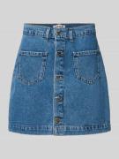 Only Schmaler Jeansrock aus reiner Baumwolle Modell 'AMAZING' in Jeans...